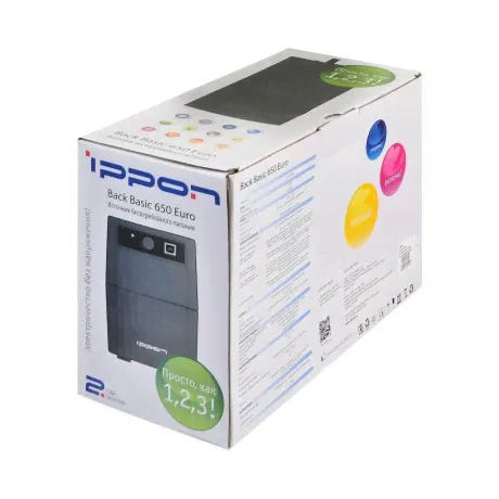 ИБП Ippon Back Basic 650 Euro черный (383323)-4