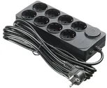 HSK Сетевой фильтр Ippon BK238-16 3м (8 розеток) черный (коробка) BK238-16 черный . сетевые фильтры и удлинители