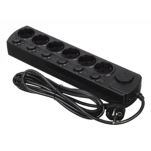 Сетевой фильтр Ippon BK232-SW Black