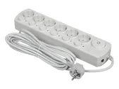 Ippon Сетевой фильтр Ippon BK252-SW, 6 розеток, 5м, Белый BK252-SW White сетевой фильтр / удлинитель