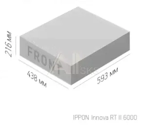 1005639 Источник бесперебойного питания Ippon Innova RT II 6000 6000Вт 6000ВА черный-0