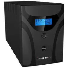 ИБП Ippon Smart Power Pro II Euro 2200 1200 Вт 2200 ВА Черный