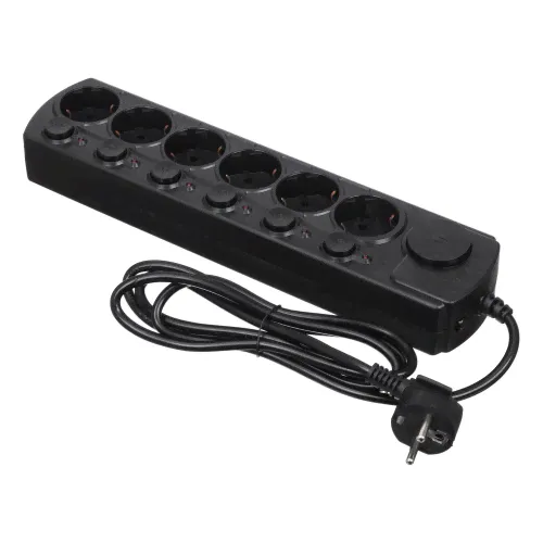 Сетевой фильтр Ippon BK212-SW Black